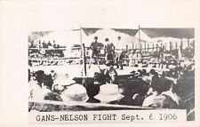 RPPC Goldfield Nevada Gans Nelson Boxing 1906 Labor Day Fight Photo Postcard D46 picture