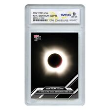 2024 Official Topps Now TOTAL SOLAR ECLIPSE Card #SOL1 - Graded GEM MINT 10 picture
