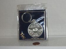 Disney World “Main Street USA” Pewter Medallion 5 Lands Coin Key Chain picture