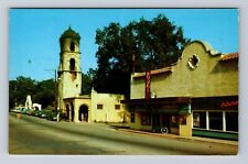 Ojai CA-California, Post Office Tower, Antique Souvenir Vintage Postcard picture