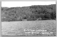 Archibald Cottages Lake Rescue VT C1930 RPPC Postcard E24 picture