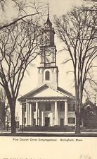 First Church Christ Congregational - Springfield, Massachusetts 1906 Postcard picture