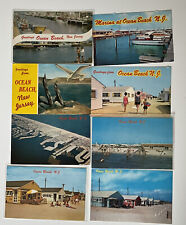 Ocean Beach, Tom’s River, N J ,1960’s Beach , Birds Eye View, 8 Cards picture