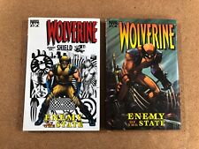 WOLVERINE: ENEMY OF THE STATE VOLUME 1 & 2 MARVEL HARDCOVER picture