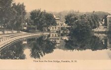 FRANKLIN NH - View From The Bridge Postcard - udb (pre 1908) picture