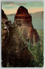 Columbia River Gorge WA & OR St. PETERS DOME - Vintage Unposted POSTCARD picture