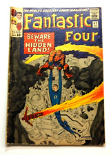 Fantastic Four #47 Feb. 1966 Comic “Beware The Hidden Land” Marvel 12¢ cover picture