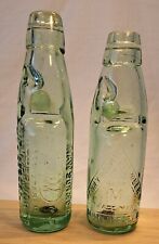 A pair of small vintage 'Codd' mineral water bottles picture