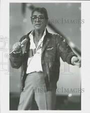 1982 Press Photo Dean Martin at the Bob Hope Show at NBC Studios Burbank picture