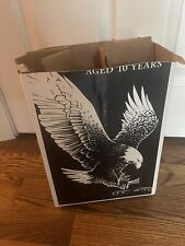 DAMAGED* Eagle Rare Aged 750ml bourbon whiskey empty case box with insert picture