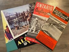 Lot of Travel Brochures Canada: Ontario Angling, Roosevelt Bridge & Alberta picture