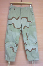 USGI Desert DCU 3 Color Camo Hot Weather Combat Pants Trousers Sz Small X-Short picture