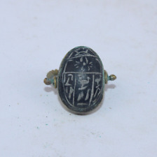 RARE RING ANCIENT EGYPTIAN PHARAONIC ANTIQUE SCARAB RING EGYCOM (3B) picture