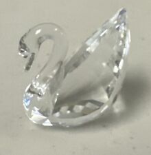 Swarovski SCS Swan Figurine Swan Marked Sparkling Crystal picture