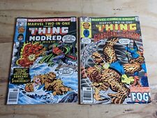 Marvel Two-In-One Comic Lot Set Series #33,69 - 1977 / 1980 The Thing Modred The picture