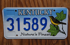 Colorful KENTUCKY License Plate - Yellow Bird Wildlife - Nice Original picture