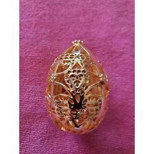 Golden Filigree Fabergé style Egg by Franklin Mint picture