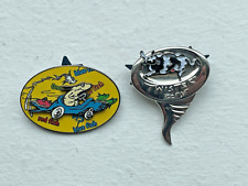Twister Ride It Out Pin Spinning Cow Universal Studio & One Fish Two Fish Pin picture
