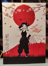 My Hero Academia Mei Hatsume Mini Poster Metal autographed w/JSA picture
