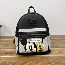 Disney Loungefly Mickey Mouse and Friends “Oh Boy” Mini Backpack picture