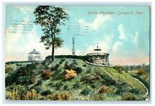 1909 Barney Mausoleum, Springfield, Massachusetts MA Posted Antique Postcard picture