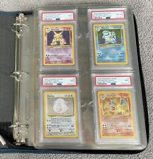 Pokemon Base Set UK 4th Print Complete set NM w/Sequentially Graded Holos picture