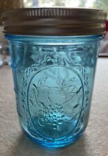Ball Mason Wide Mouth Jar American Heritage Limited Edition Blue Vintage picture