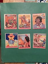 1947,  Goudey Indian  Gum ,  Lot Of  6, Cards, Good ? picture