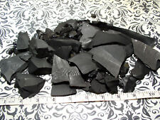 Many Pcs Jet  Rough 307 Grams  Lapidary  Cutting  Cabbing picture