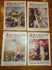 4 1927 The American Legion Monthly Magazines, April, Aug., Sept., and Oct. 1927 picture