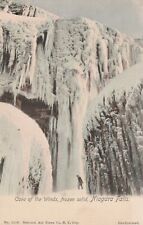 2 ANTIQUE POSTCARDs NIAGARA FALLS 1910 Handcolored UnPosted Winter picture