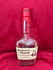 FLAWLESS Unique Empty MAKER’S MARK No. 56 WHISKY 750ML Glass BOTTLE VASE STOPPER picture