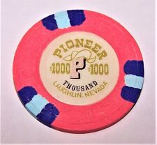 Pioneer Casino Laughlin Nevada 1000 Dollar Gaming Chip as pictured picture