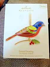 Hallmark Keepsake 2012 Painted Bunting #8 Beauty of Birds Ornament picture