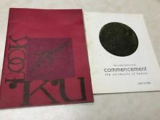 1966 Kansas University Commencement Program & KU Look Booklet picture