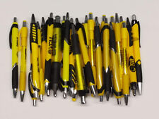 30ct Mixed Lot Misprint Retractable Click Pens: GOLD / NEON / LEMON / YELLOW picture