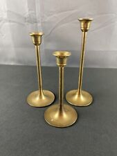 Vintage Taiwan Interpur Graduating Candlestick Candelabra Candle Holders (3) picture