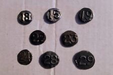Early Southern Pacific Railroad date nails 1913-1929 ~ 1/16
