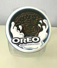 OREO Cookies Nabisco Straight Up / Slant Glass Jar w/Ceramic Top Anchor Hocking  picture