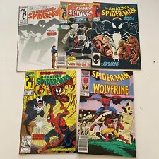 Amazing Spider-Man Comic Books - Lot of 5 books - 1970's 1980's - Wolverine picture