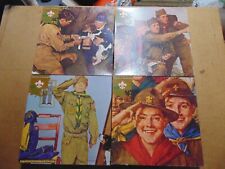 Lot Of 4 Jaymar Norman Rockwell Boy Scouts of America 540 Piece Jigsaw Puzzles picture