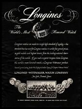 1947 Longines Wittnauer Watch Company Mishel Piastro Symphony Conductor Print Ad picture
