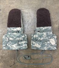 NOS USGI ACU Extreme Cold Weather Fur Mitten Set w/ Liners, Medium US ARMY I-67 picture