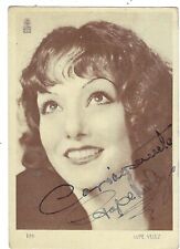 TRAGIC MEXICAN-AMERICAN ACTRESS LUPE VELEZ, AUTOGRAPHED VINTAGE 3X4.5 PHOTO. picture