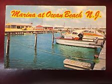 1970 Marina At Ocean Beach, NJ Vintage Postcard picture