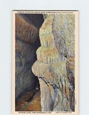 Postcard Terrace Fountain White Rock Formation Niagara Cave Iowa-Minnesota Line picture