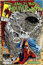 Amazing Spider-Man 328 Todd McFarlane Grey Hulk Marvel Comics Jan 1989 Vengence picture