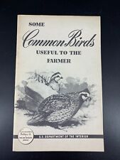 Some Common Birds Useful to the Farmer US Dept Inter Conservation Bltn #18 1948 picture