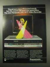 1985 Panasonic PV-1740 VHS Hi-Fi Recorder Ad picture