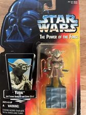 Star Wars Power of the Force Yoda Action Figure w/ Accessories NIB (1995) picture